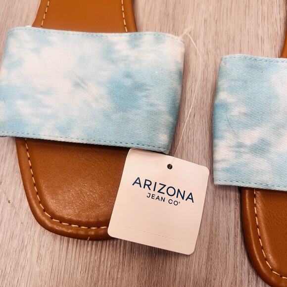 Arizona Blue Sandals Slides Cloud Color Size 10 - Picture 4 of 6